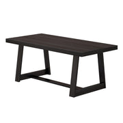 72 Inch Farmhouse Dining Table, Solid Wood Rustic Kitchen Table, Large Wooden Rectangular Dinner