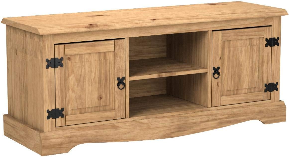 Corona 2 Door TV Cabinet with 2 Shelves