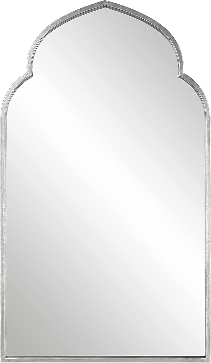 Damara Moroccan Style Hand Painted Arch Mirror