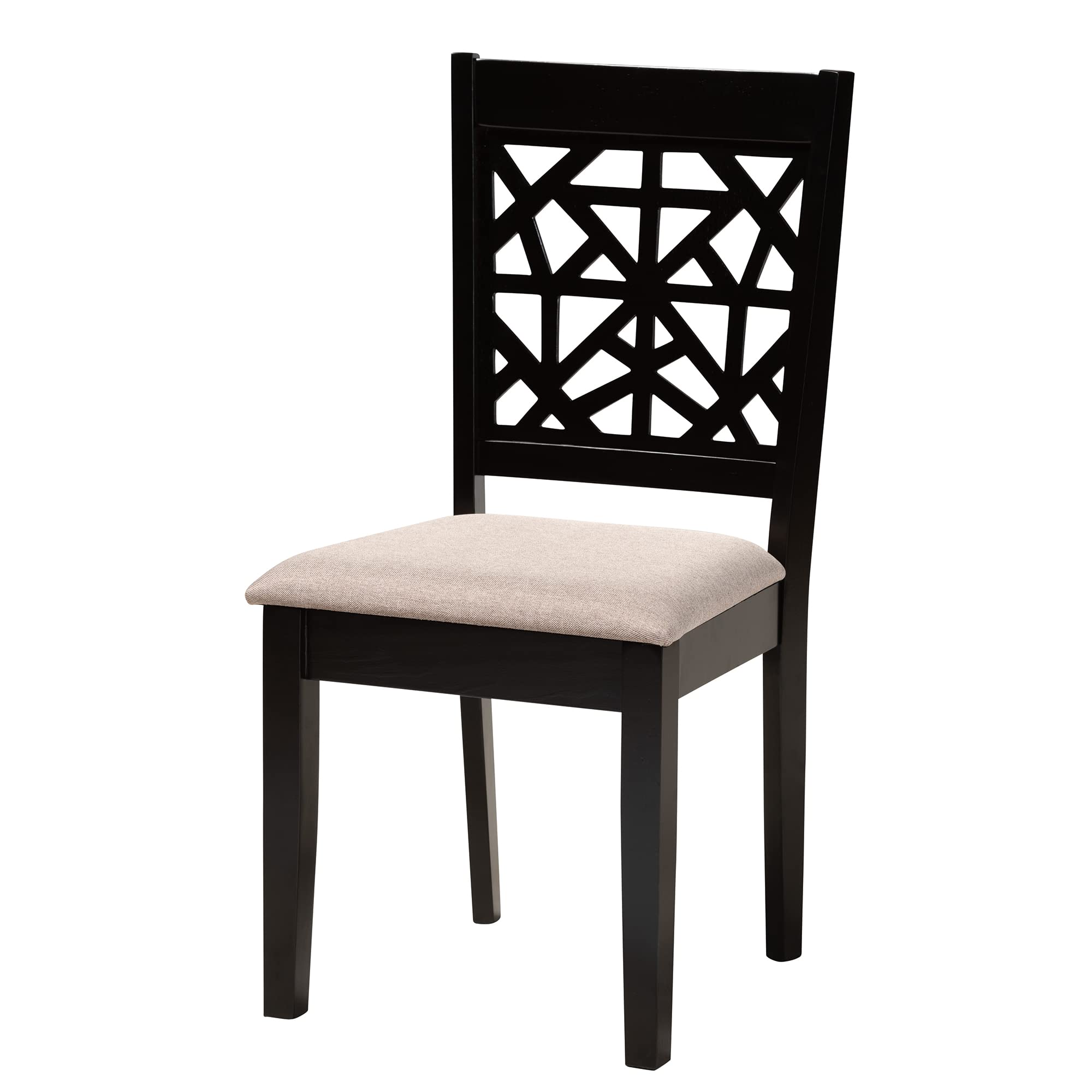 Set, 5-Piece, Beige/Dark Brown