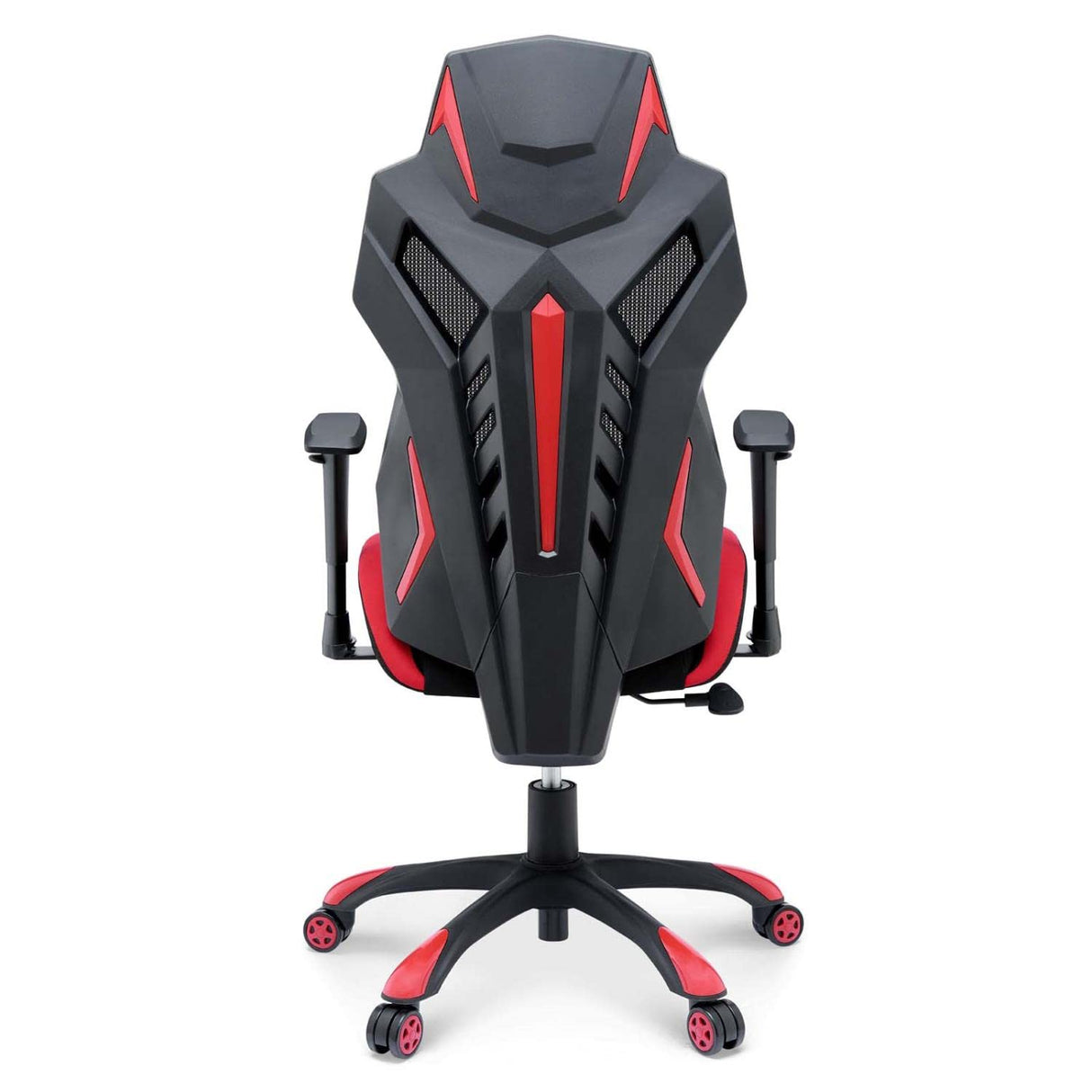 Ergonomic Mesh Gaming Chair with Lumbar Support - Black & Red