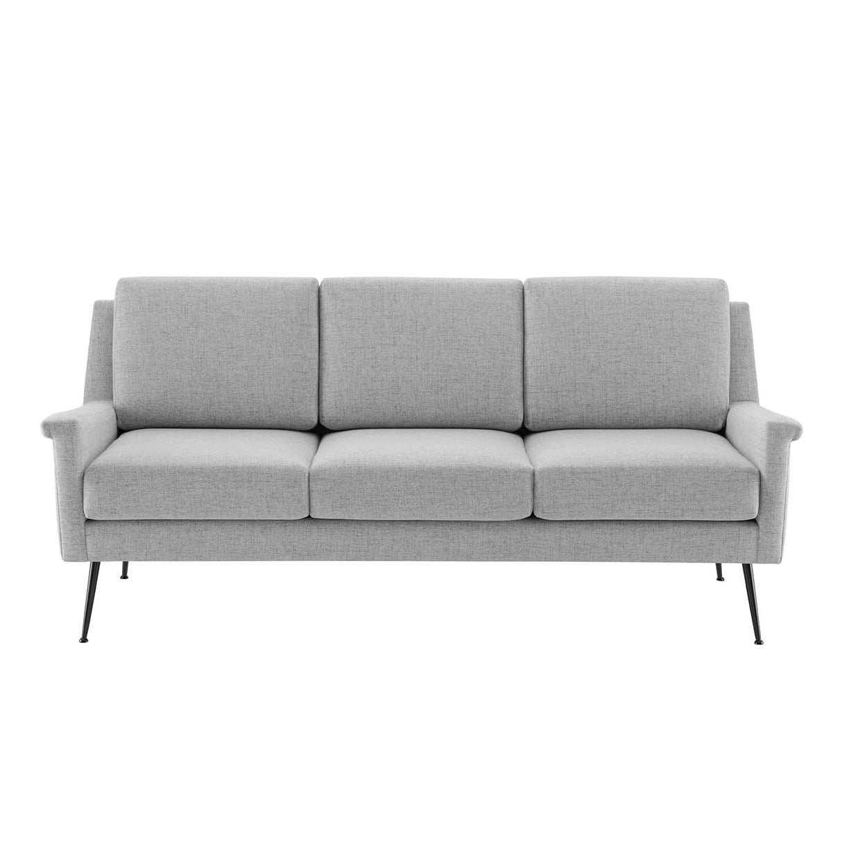 Chesapeake Upholstered Fabric, Sofa, Black Light Gray