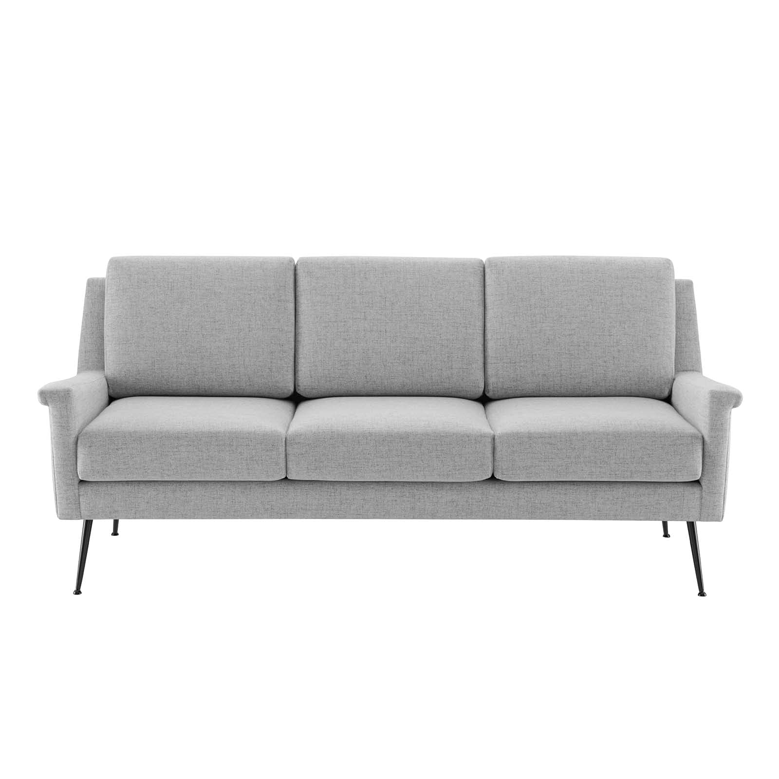 Chesapeake Upholstered Fabric, Sofa, Black Light Gray