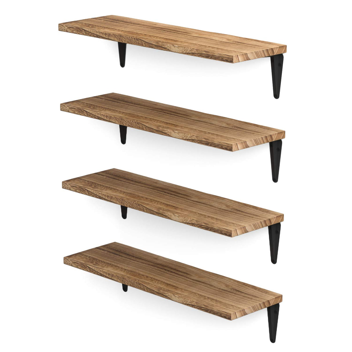 Arras Floating Shelves for Wall Storage, Wood Wall Shelves for Kitchen Organization