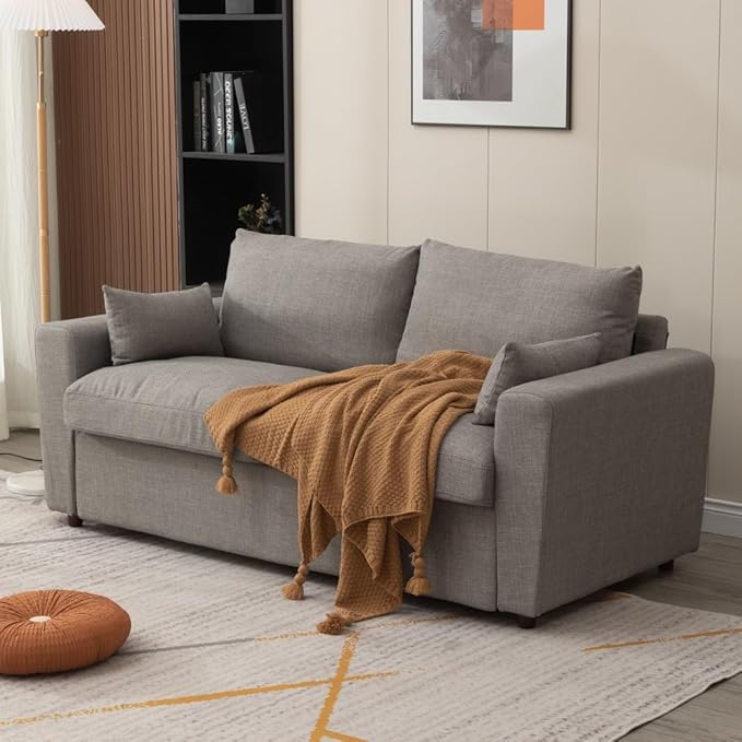 Loveseat Sofa 2 Seater and 3 Seater Modern Couch, Fabric Couch