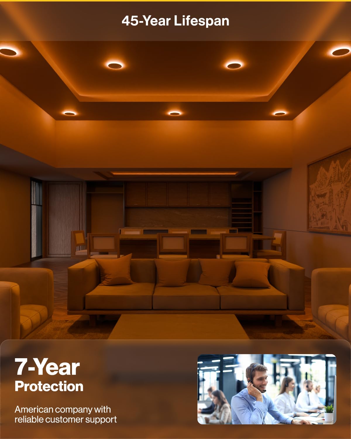 Sunco 12 Pack 6 Inch LED Recessed Light with Night Light, Canless Recessed Lighting, 1500 LM, 15W (150W Equivalent), Selectable CCT 2700K/3000K/4000K/5000K/6000K, Dimmable, with Junction Box.