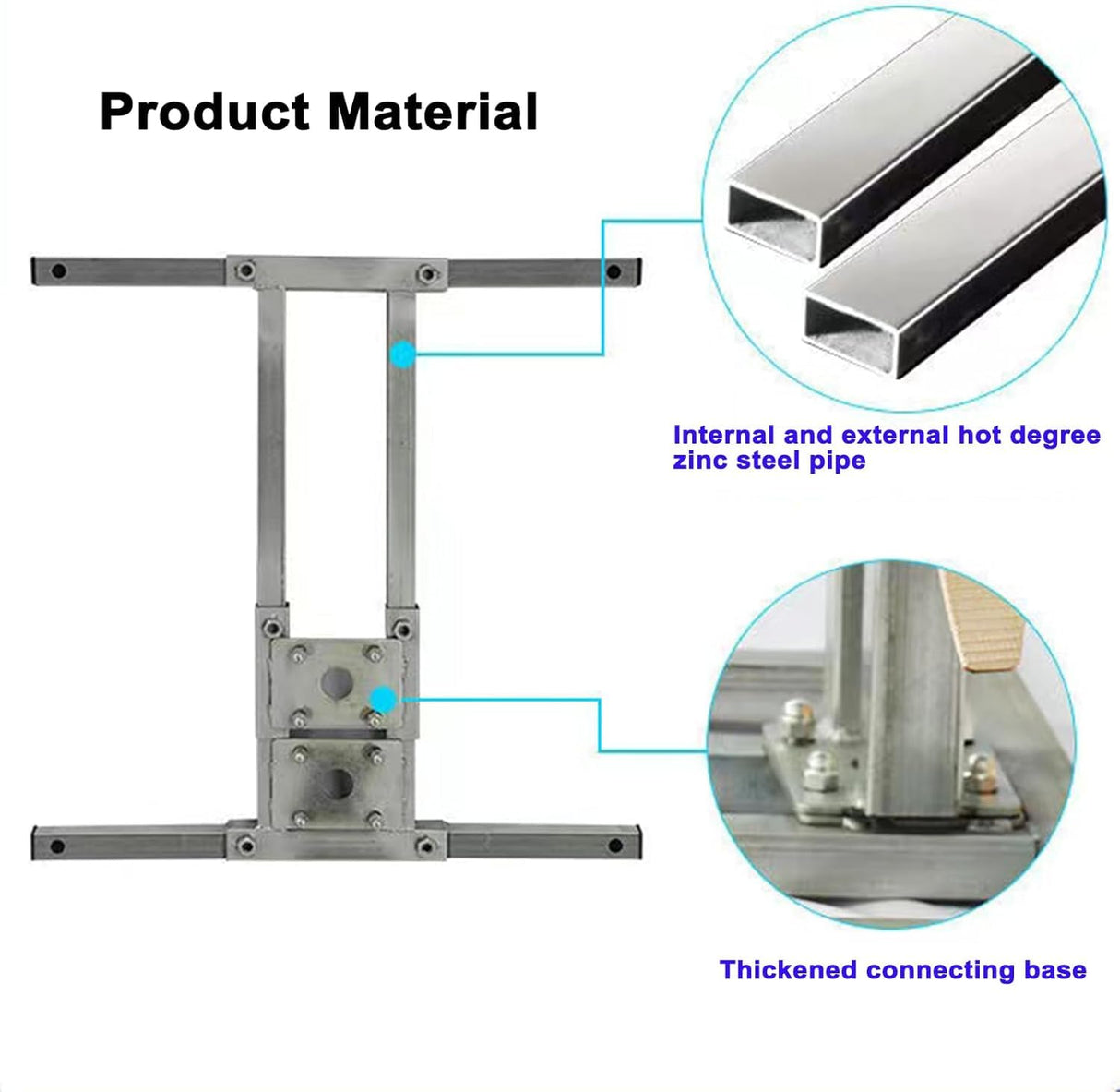 Adjustable Dog Breeding Stand - Stainless Steel