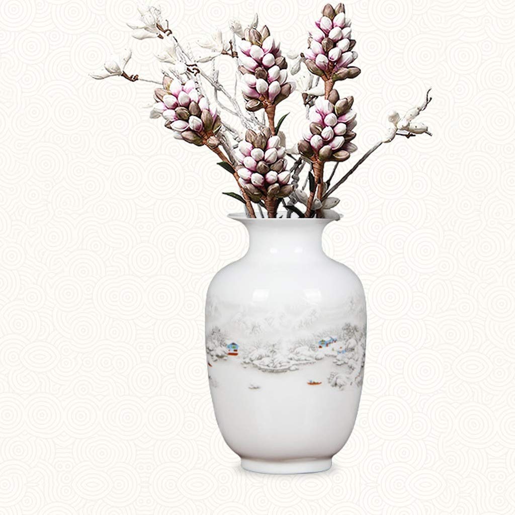 Vase Ceramics Home Decorations Ornaments Flower Dried Flowers Chinese Stylelon)