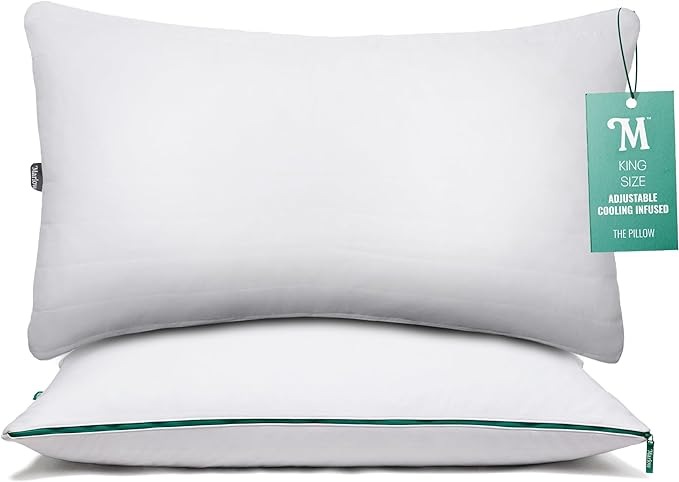 Adjustable Memory Foam Pillow by Brooklinen - Provides Back