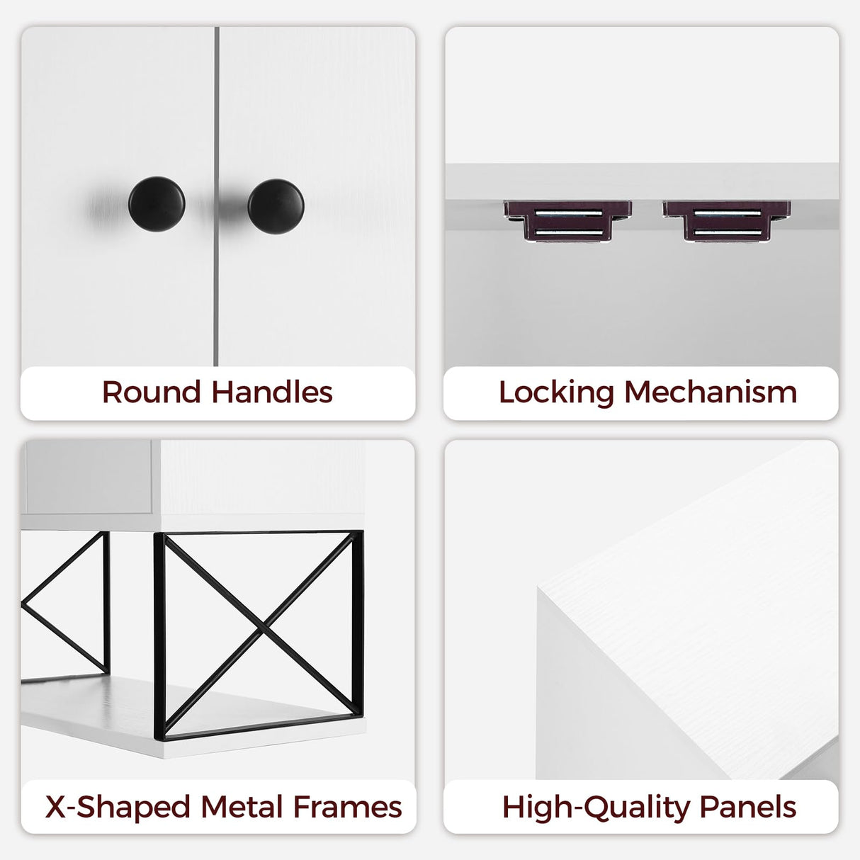 MAHANCRIS Bathroom Wall Cabinet with 2 Door and Adjustable Shelves, Farmhouse Medicine Cabinet with Towel Rack, 3-Tier Wall Mounted Storage Cabinet Over The Toilet for Bathroom Laundry Room, White