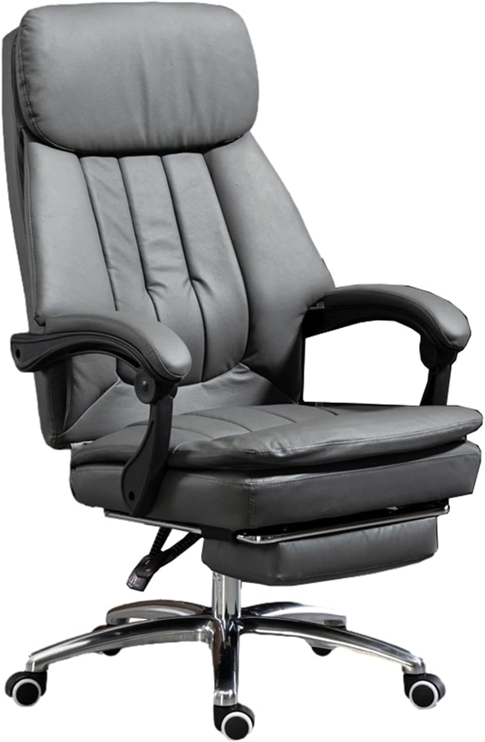 High-Back Executive Office Chair with Footrest,360° Swivel Computer Desk Chair