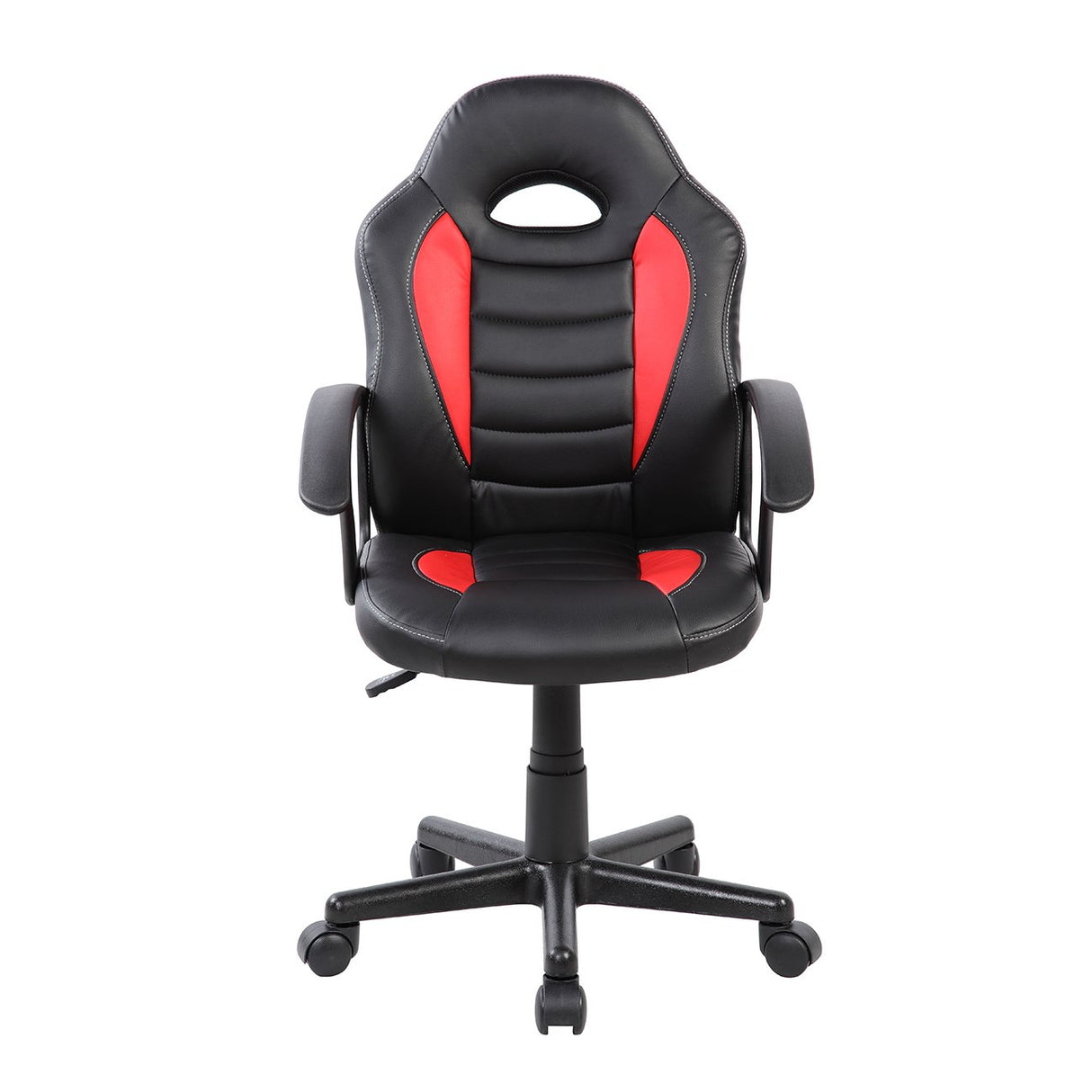 Kids Gaming and Student Racer Chair with Wheels - Red