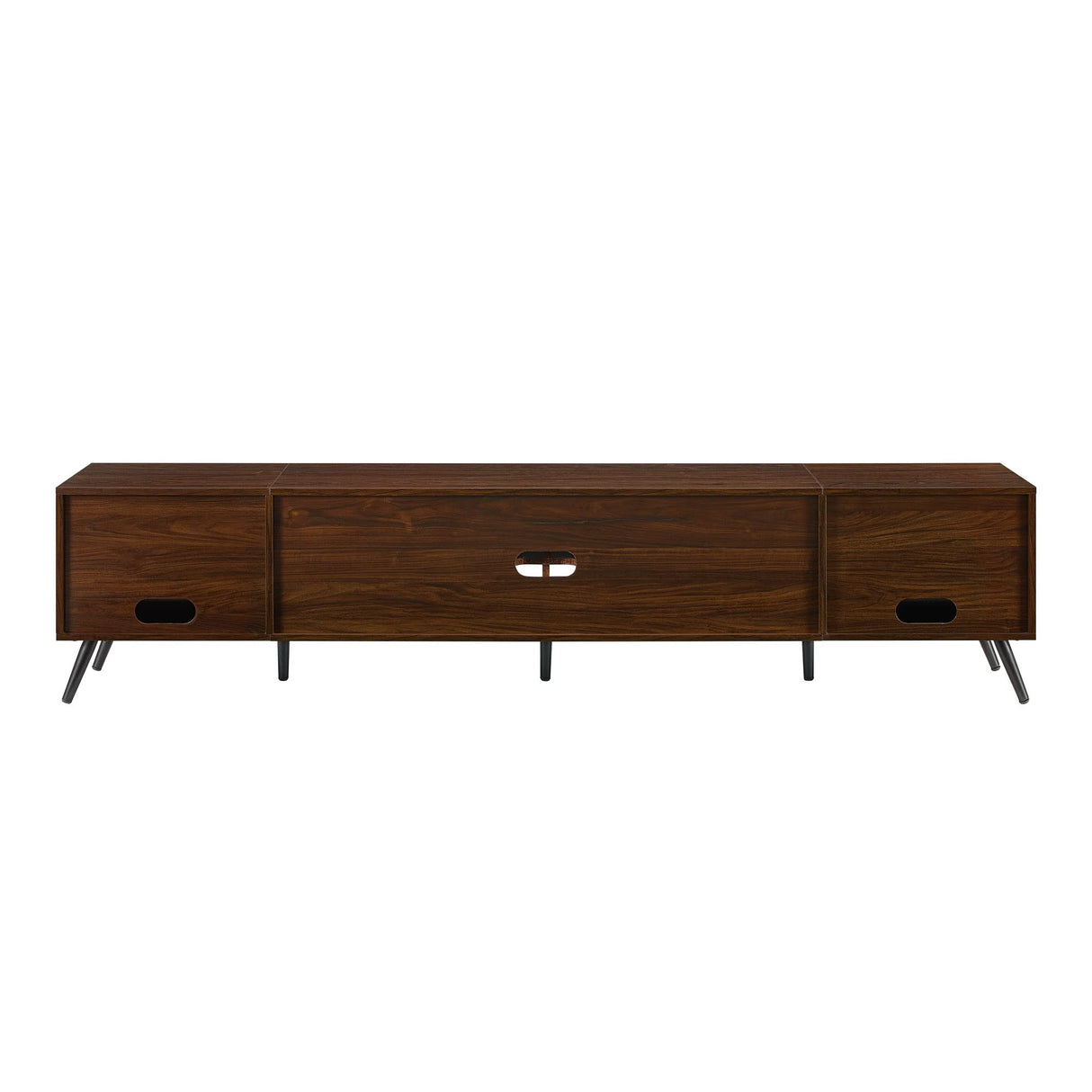 Walker Edison Nora Modern Minimal Open-Shelf TV Stand for TVs up to 90 Inches
