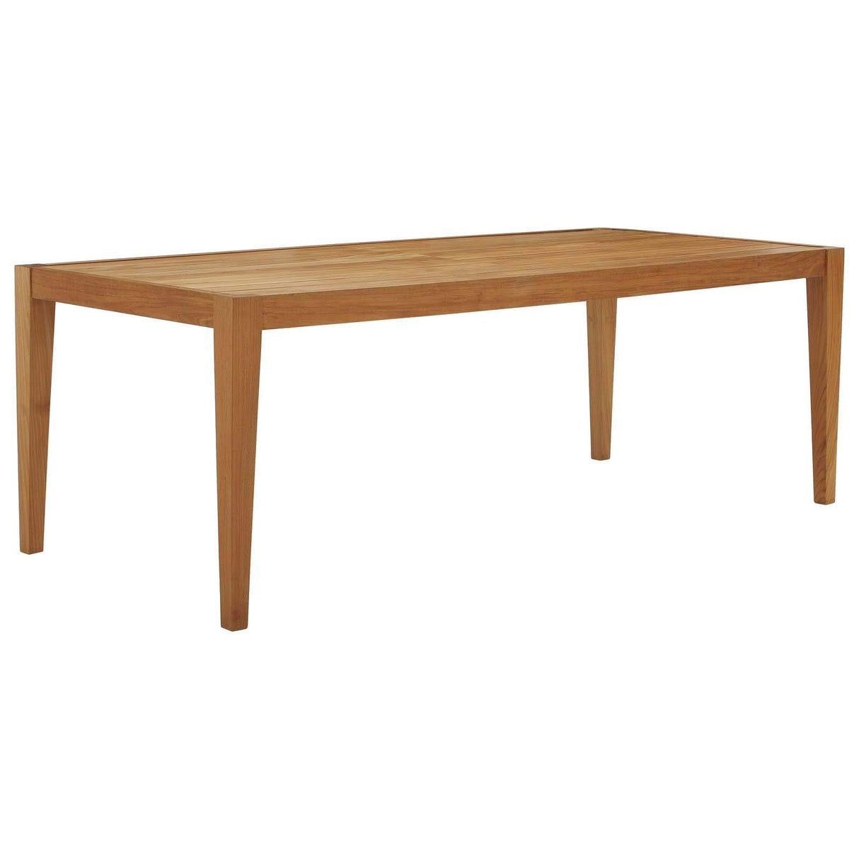 EEI-3430-NAT Northlake 85" Outdoor Patio Premium Grade A Teak, Dining Table, Natural
