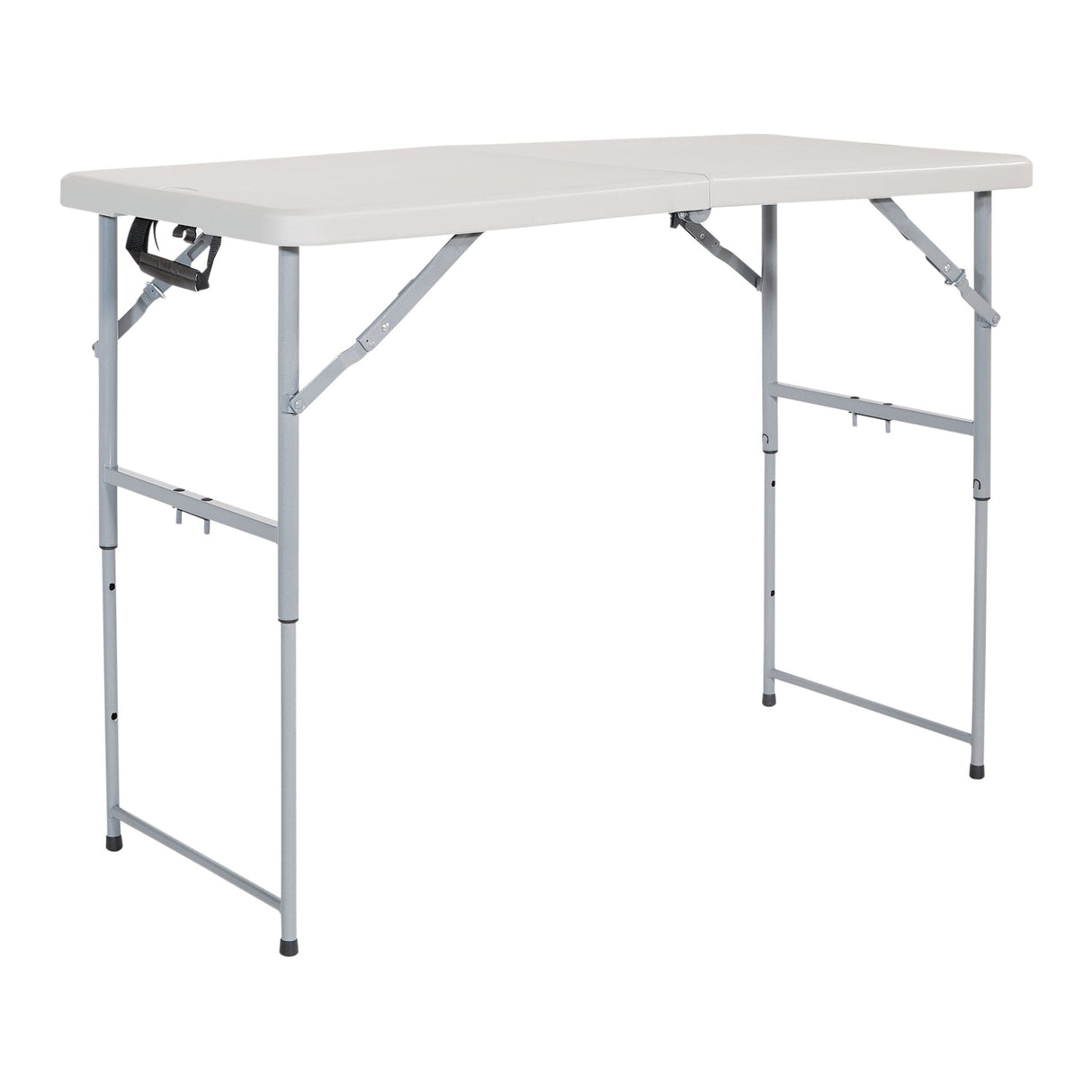 Resin Multipurpose Rectangle Table, 4-Feet Long, Height Adjustable