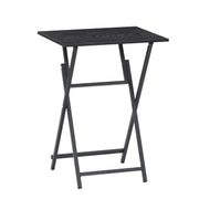 Folding TV Tray Set, No Assembly Required Table Set of 2