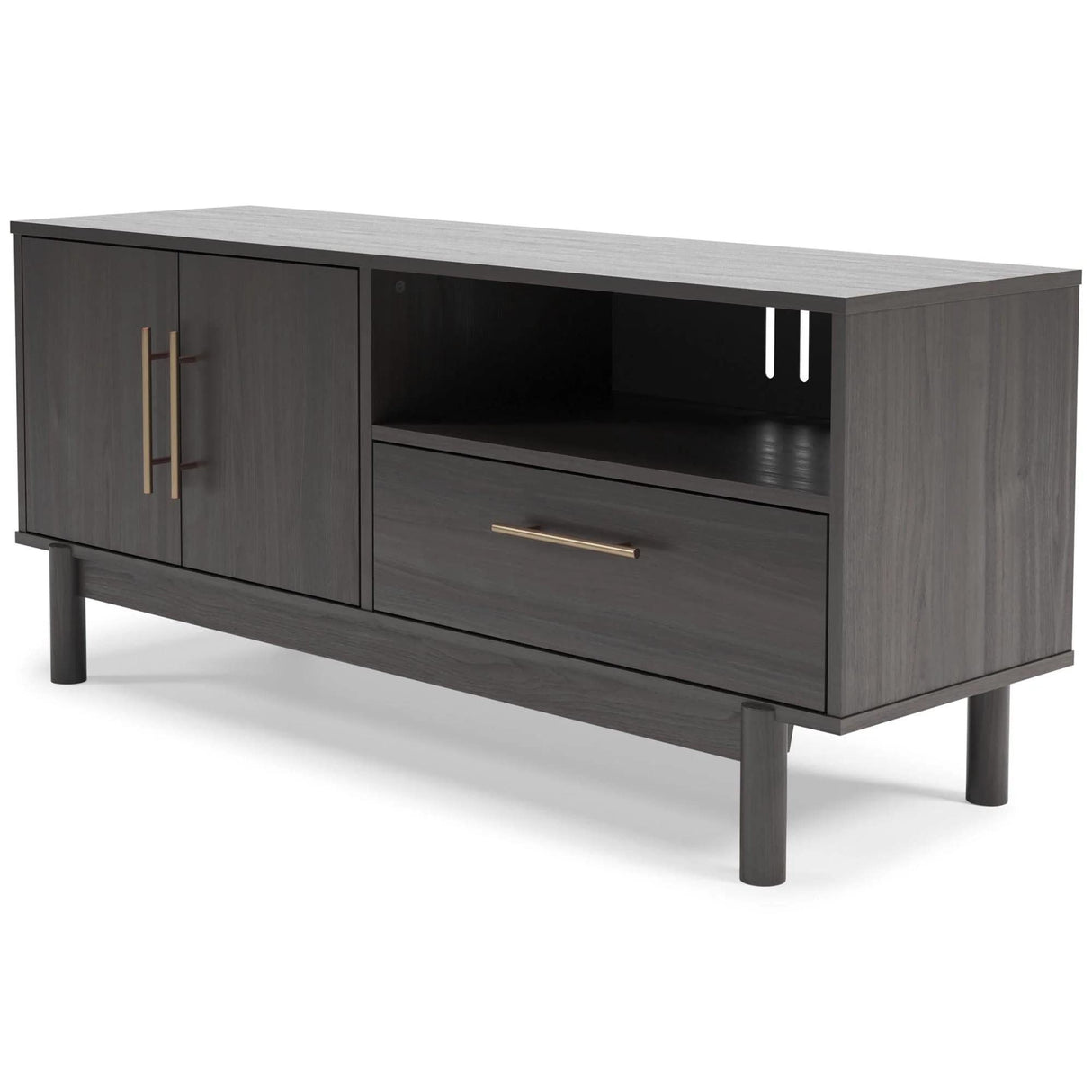Brymont Mid-Century Modern Medium TV Stand up to 59" with 1 Drawer and 2 Shelves