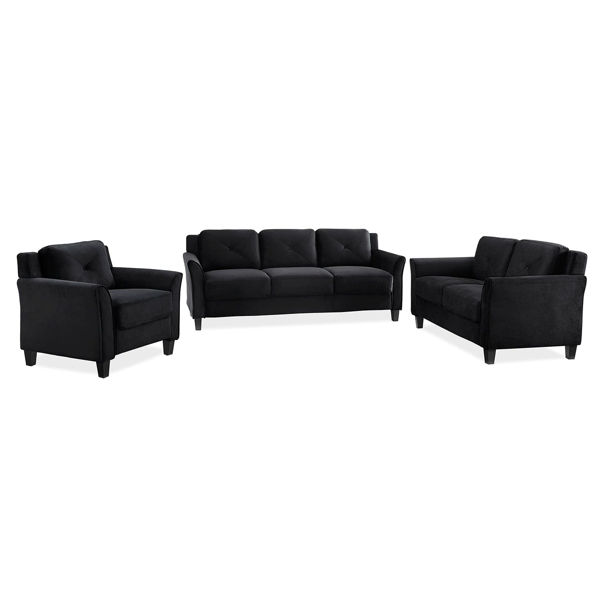 Harrington Loveseat, Black