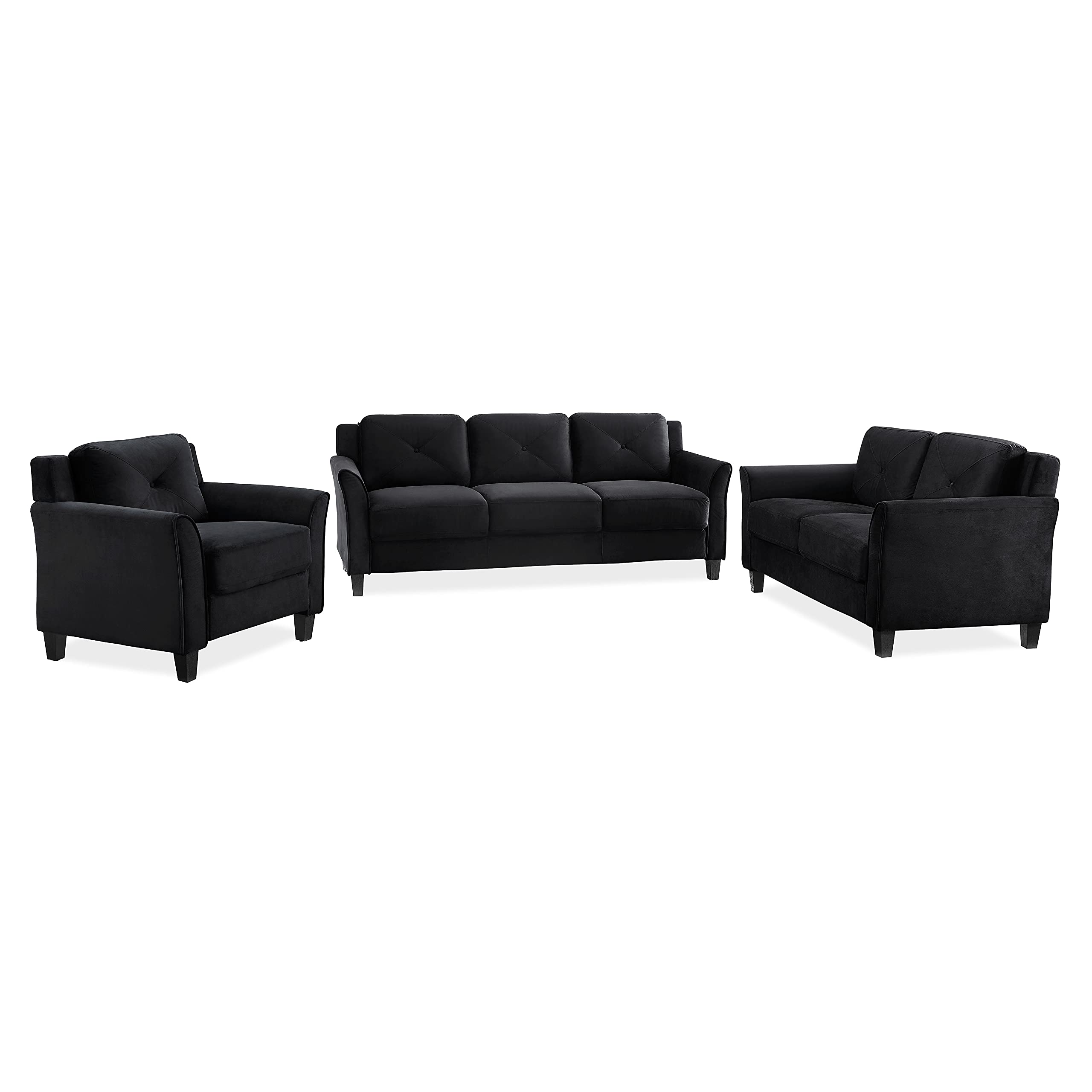 Harrington Loveseat, Black