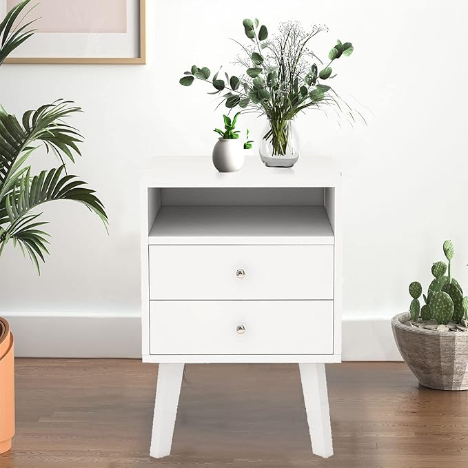 Nightstand, Modern Table, Night End Side Stand Bed Table