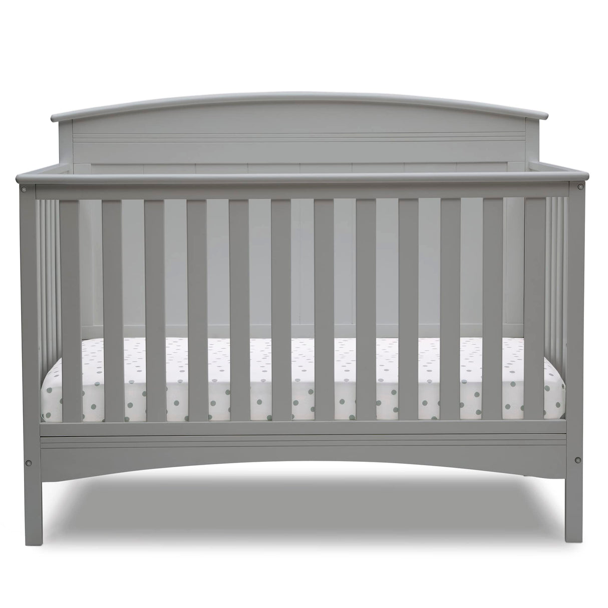 Archer Solid Panel 4-in-1 Convertible Baby Crib - Greenguard Gold Certified, Grey