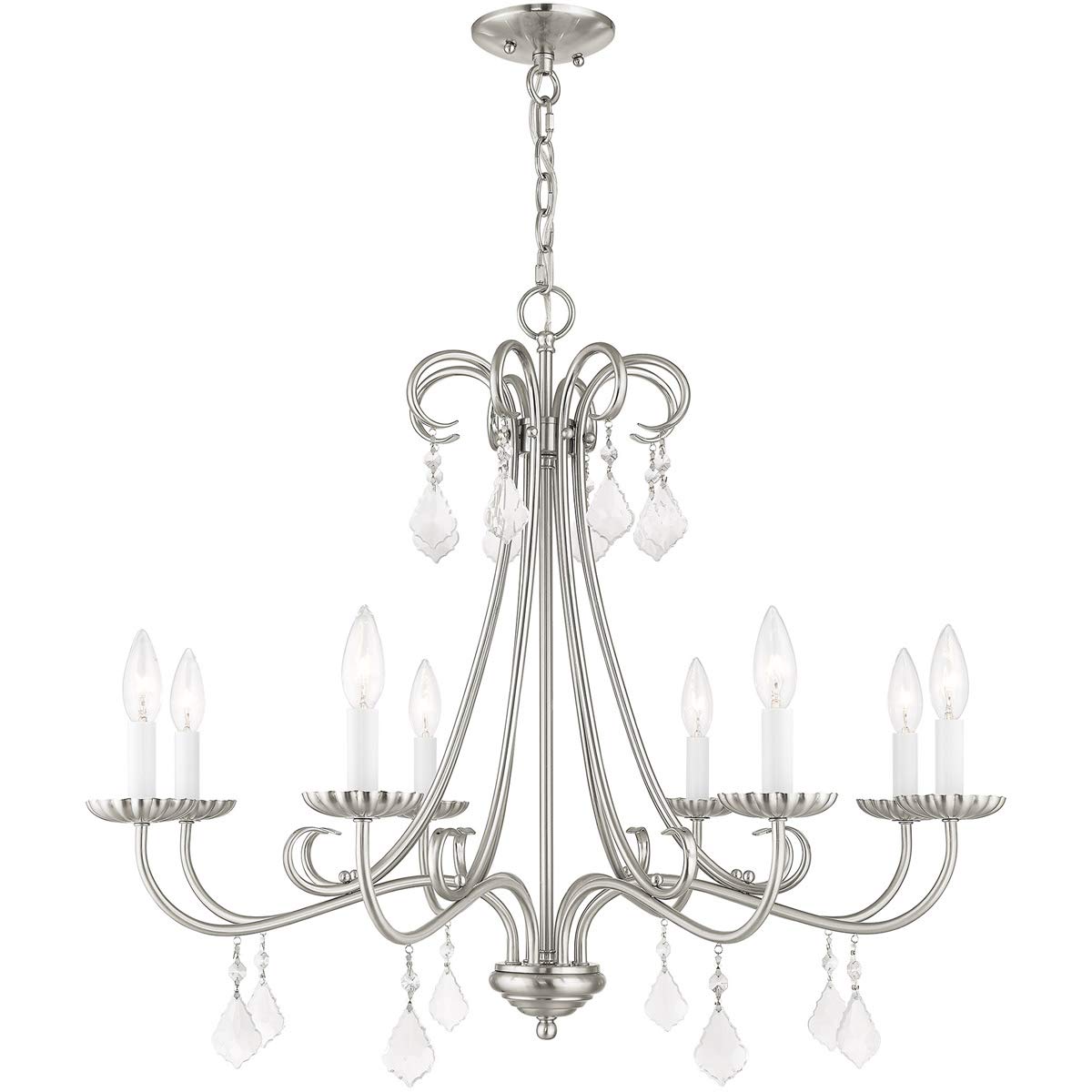 Lighting 40878-91 Chandelier, Brushed Nickel