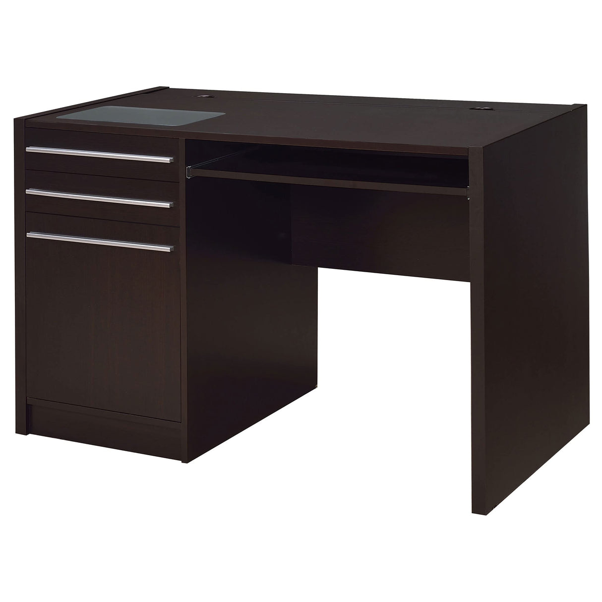 Furniture Halston 48-inch 2-Drawer Connect-it Office Cappuccino Ontario Single