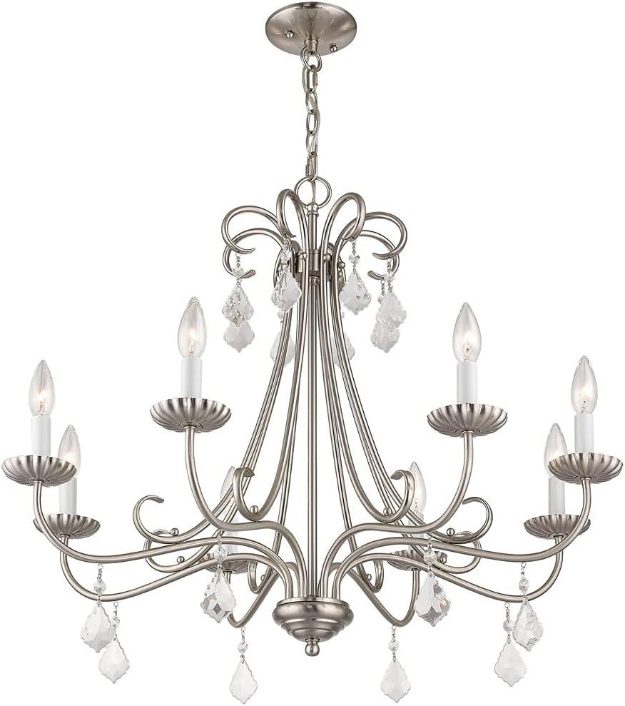 Lighting 40878-91 Chandelier, Brushed Nickel