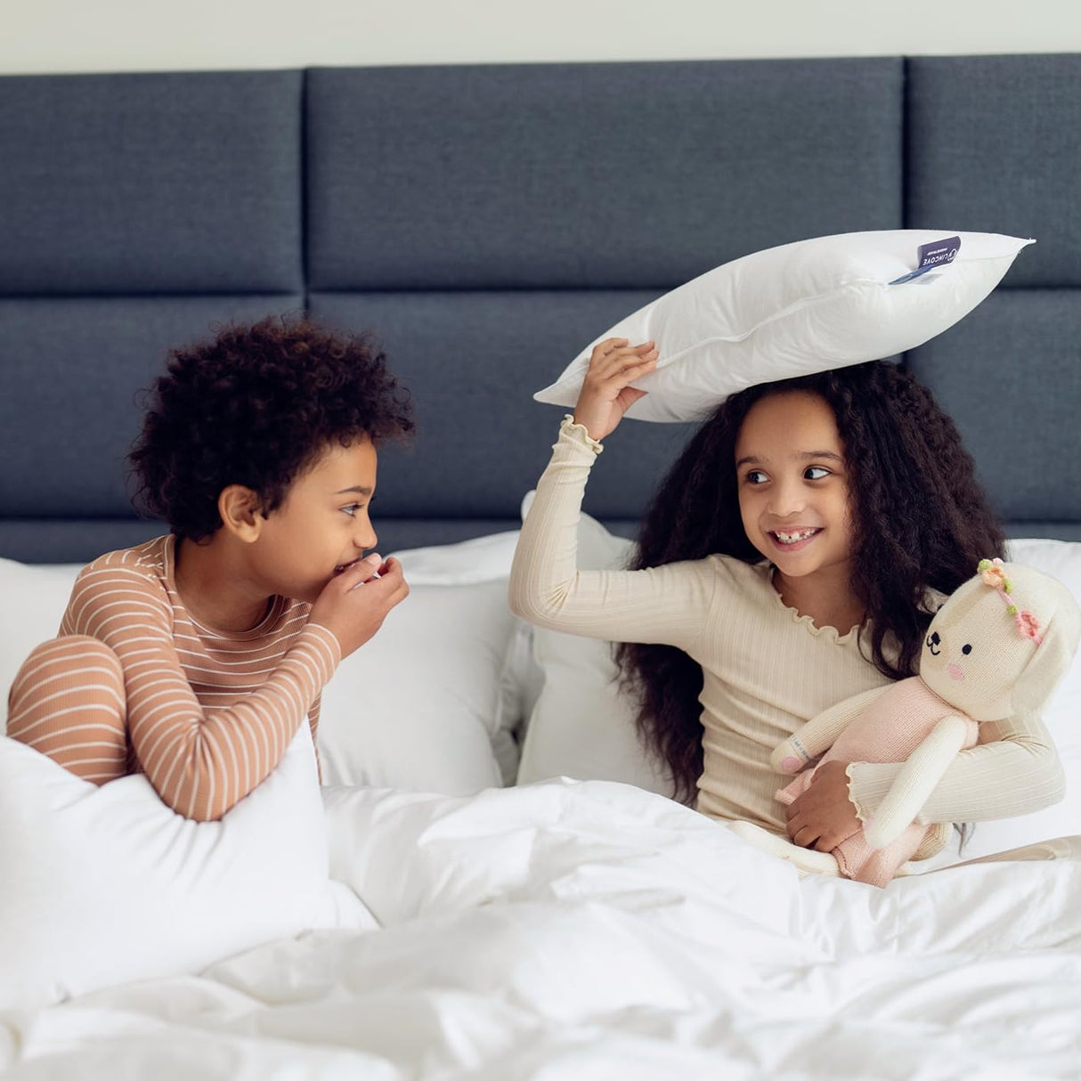 Down Feather Travel Pillow Pack of 2 - Luxury Pillows to Support Head