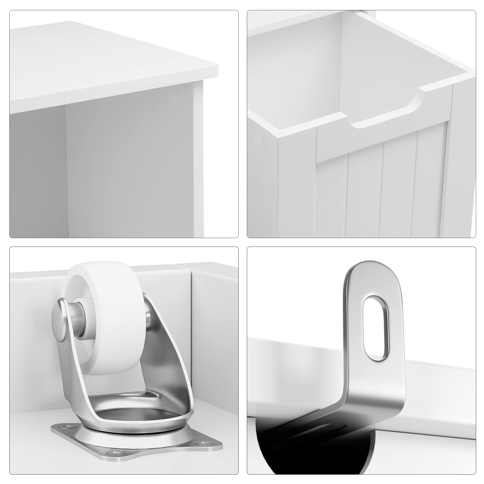 Toy Storage Organizer with 3 Movable Drawers, Floor Storage Cabinet Toy Chest