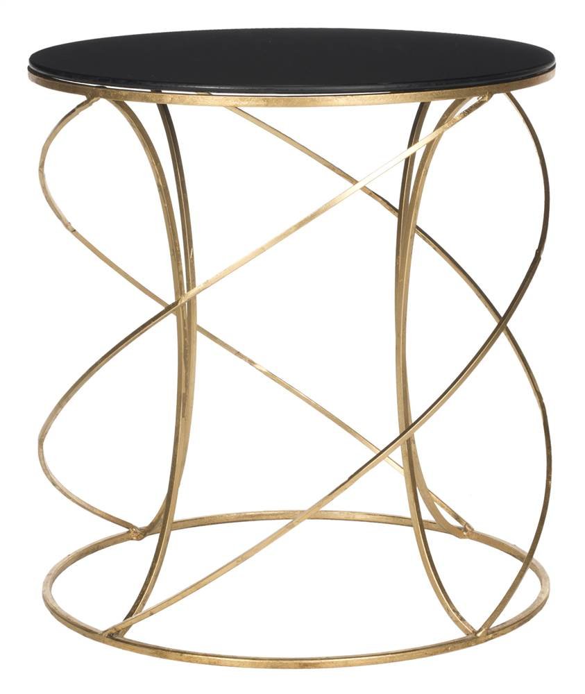 Home Collection Cagney Gold Accent Table