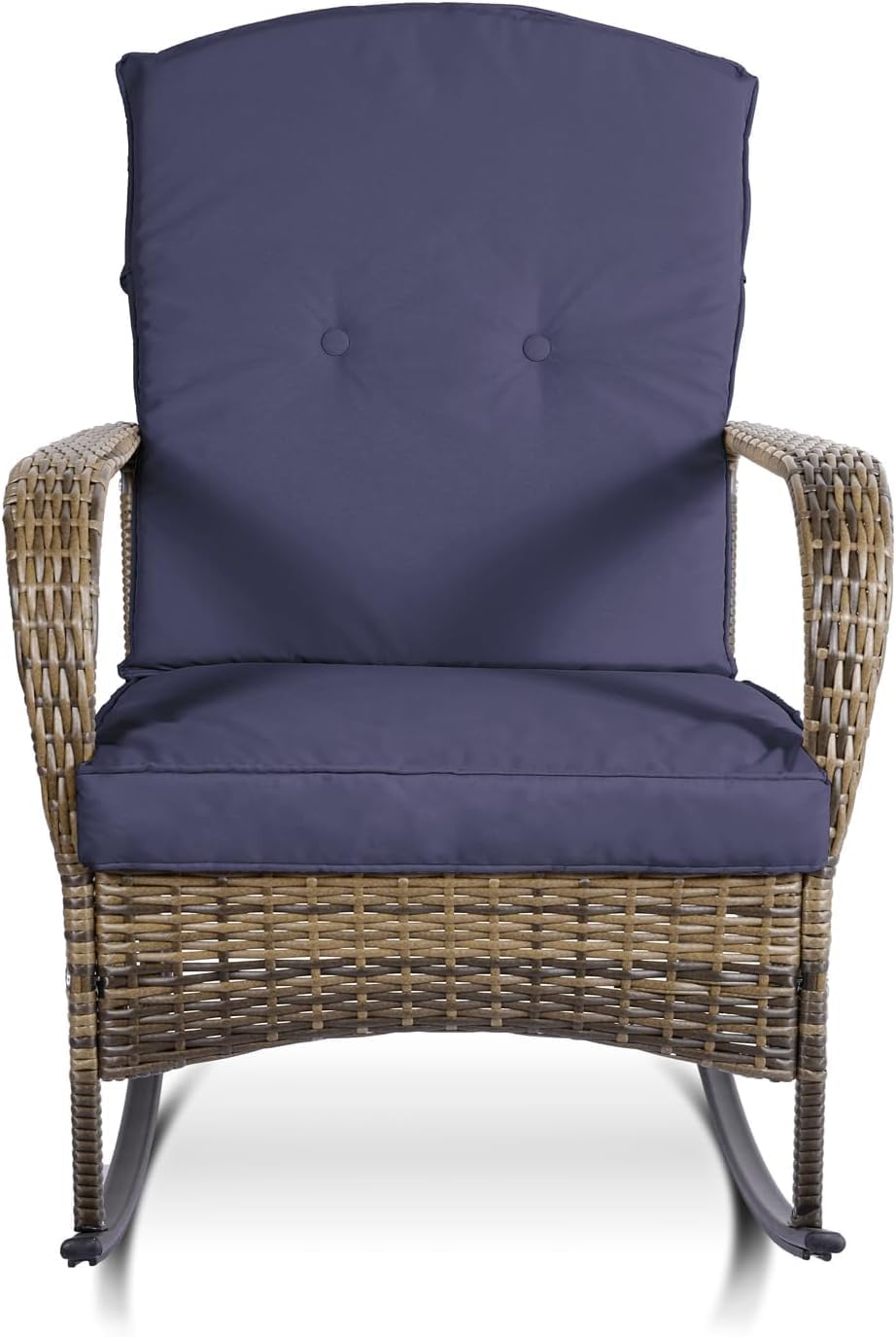 3-Piece Patio Furniture Set,Outdoor Rocking Chairs Set of 2, Patio Conversation Set