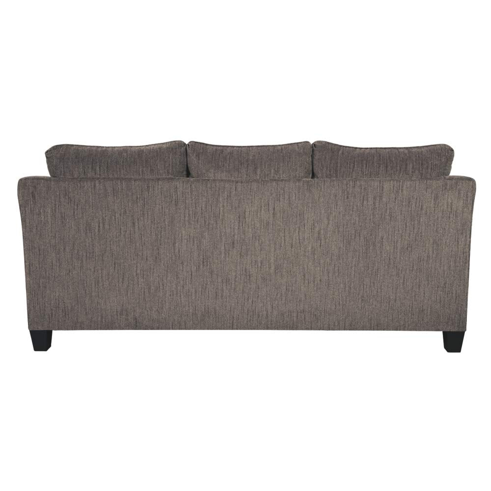 Nemoli Contemporary Chenille Queen Sofa Sleeper with 4 Accent Pillows, Gray