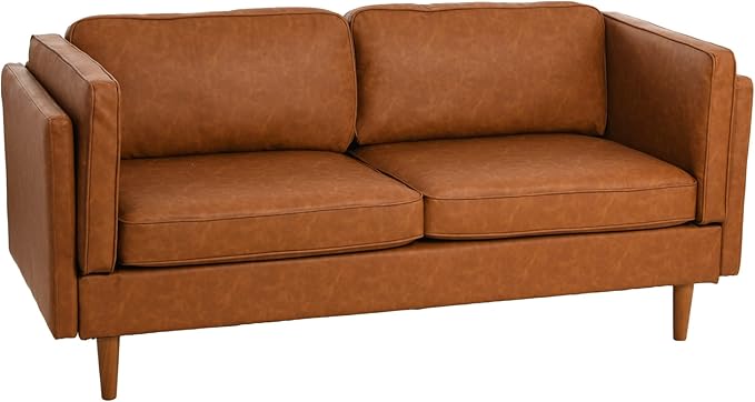 Atley High Sided Sofas, Mid-Century Grey