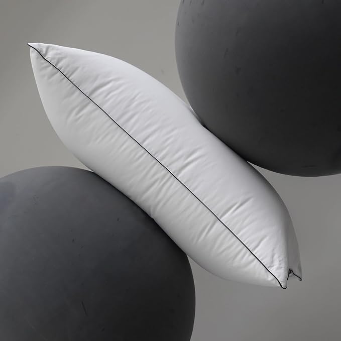 Luxury Hungarian Goose Down Pillows Queen Size 1 Pack