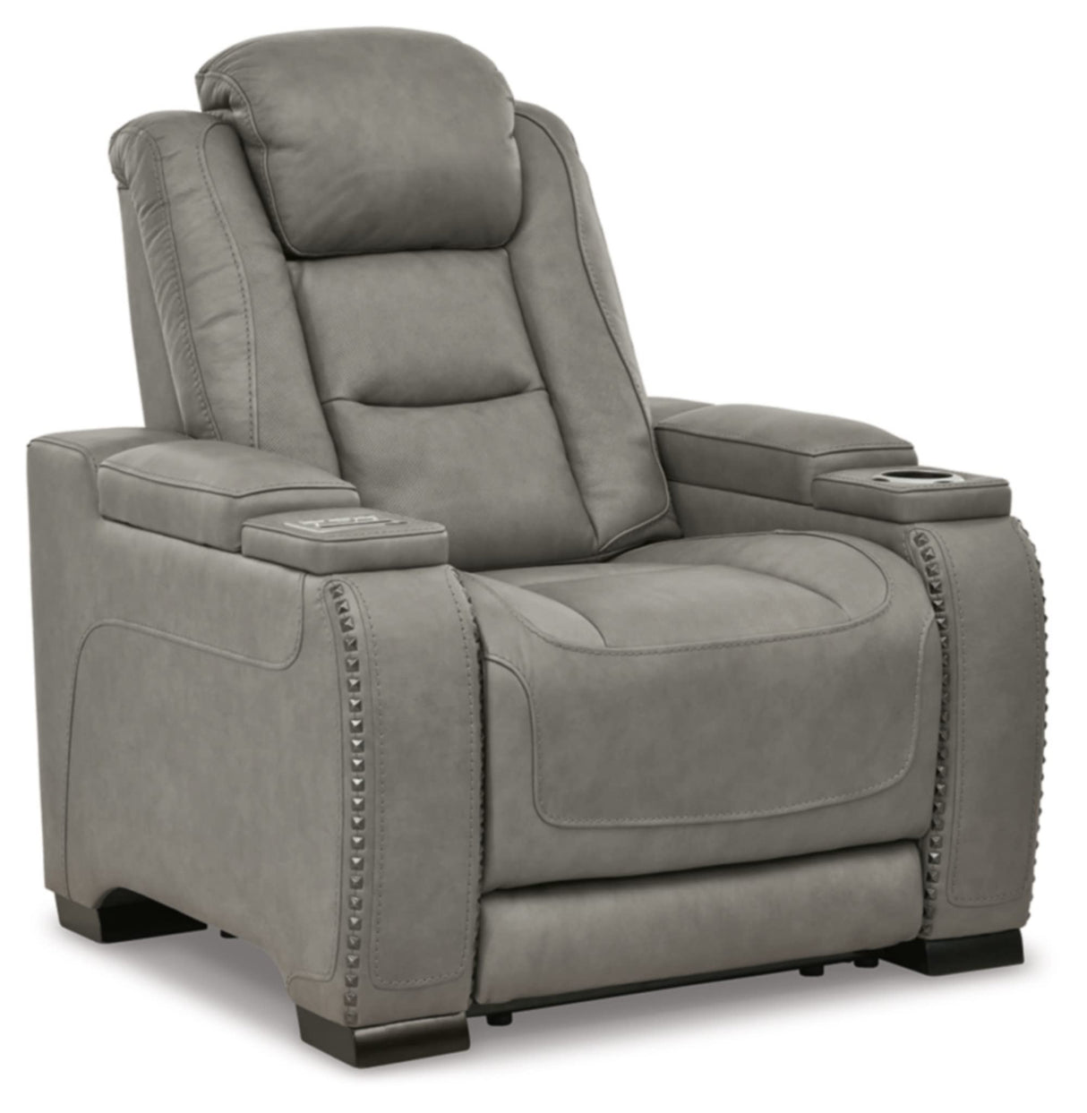 RelaxPro Volt Recliner – Leather Power Chair with Adjustable Headrest & Wireless Charging