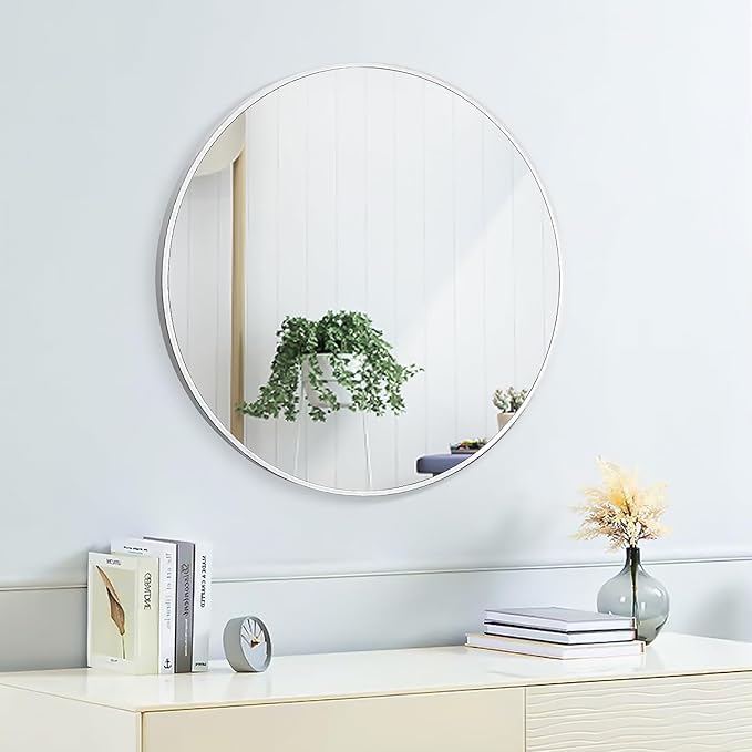 Mirror Rectangle Full Body Length Door Hanging Wall Mounted Metal Frame