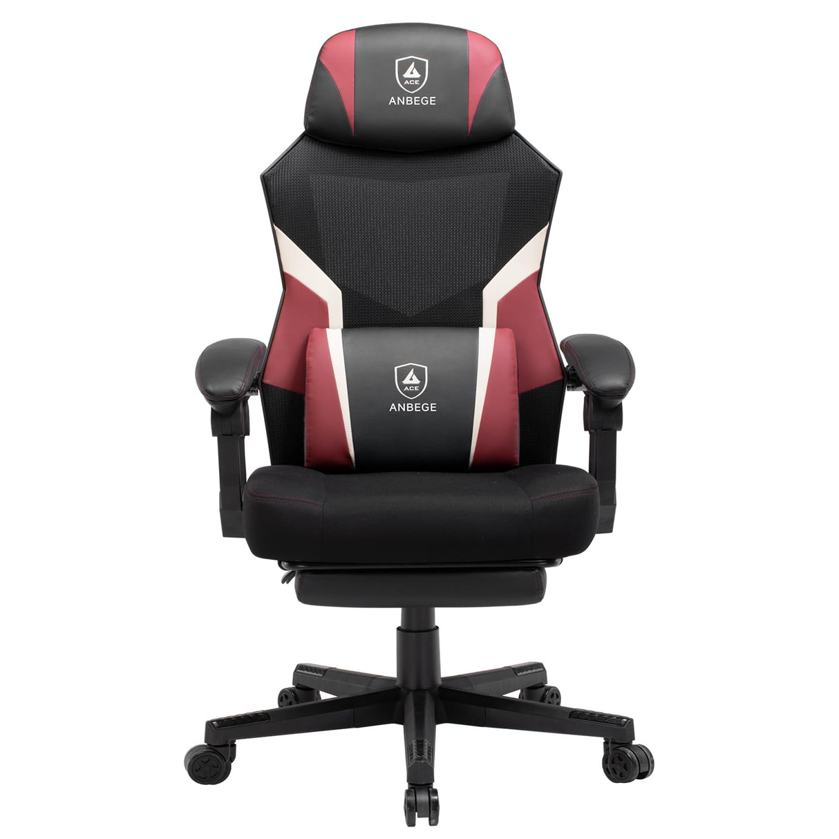 Ergonomic Mesh Gaming Chair with Footrest - High-Back Reclining Office Chair