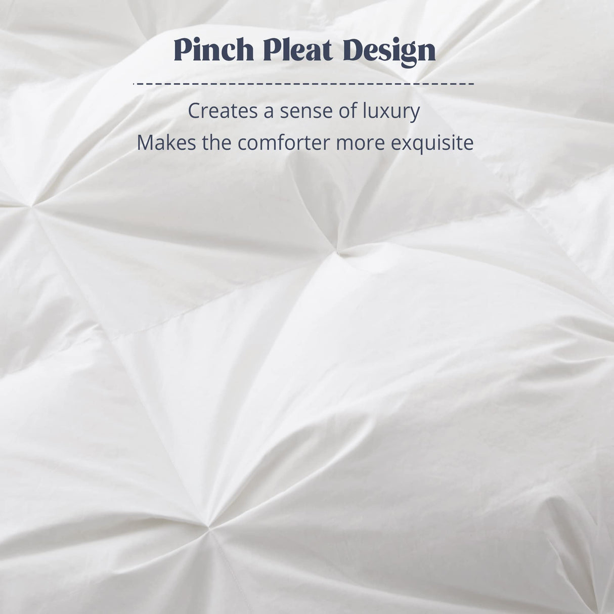 Goose Down Comforter Full/Queen Size, 800 Fill Power Lightweight Luxurious Down