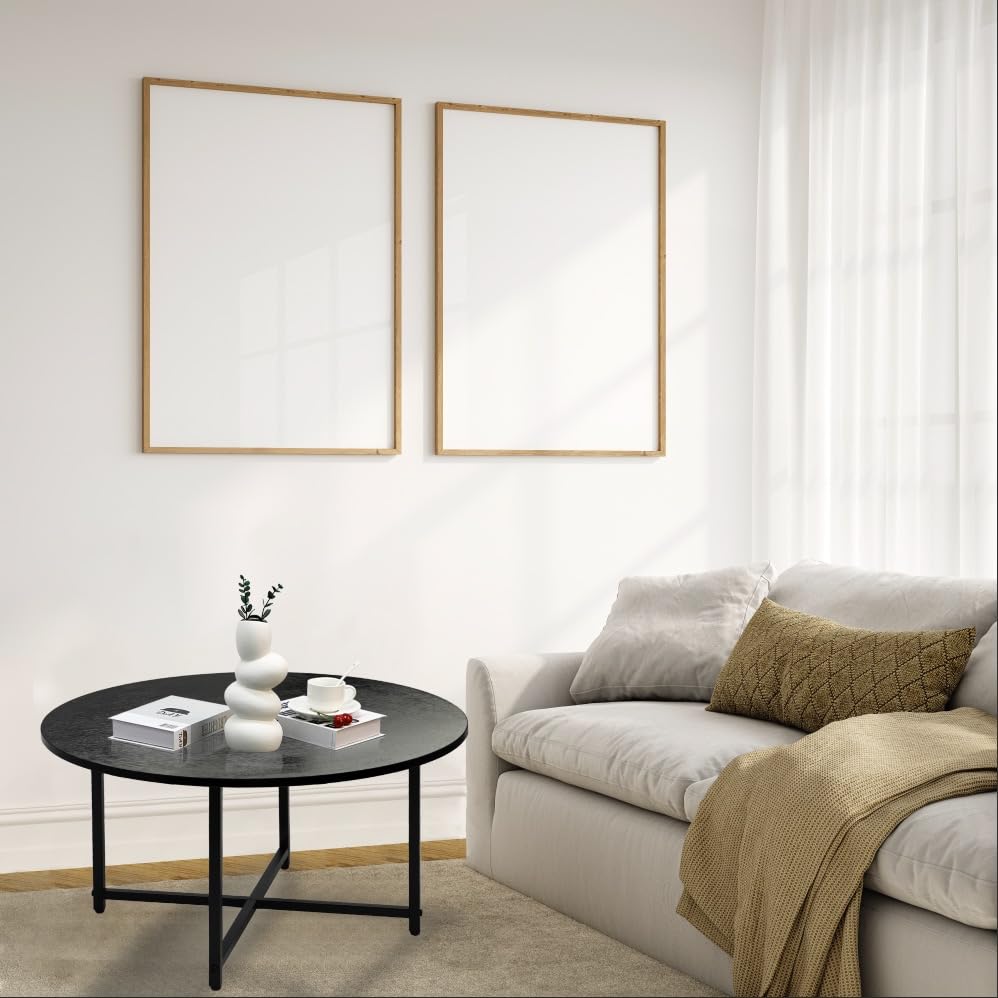 Coffee Table Set of 2, Combination of Single and Double Layers