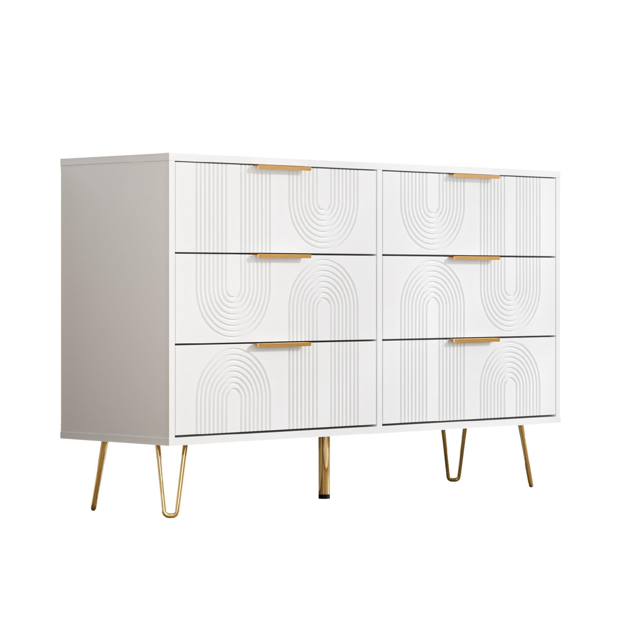 Drawer Dresser, Modern Wood Chest of Drawers, Storage Organizer Dresser for Bedroom