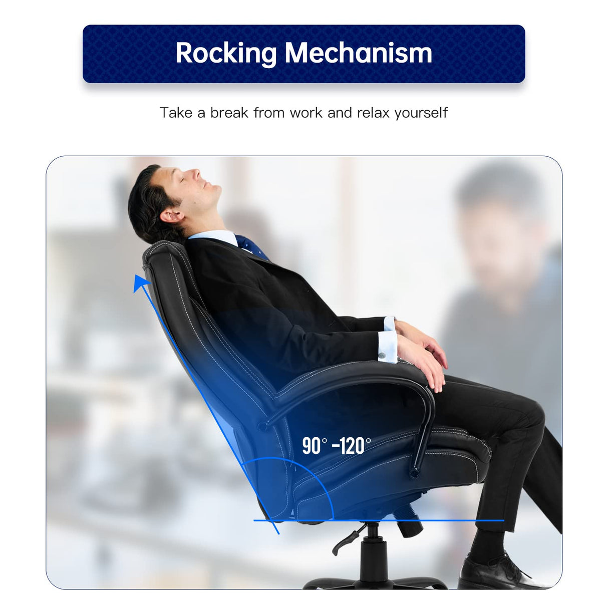 Office Chairs Computer Chairs Big and Tall 500lbs Desk Chair for Heavy People