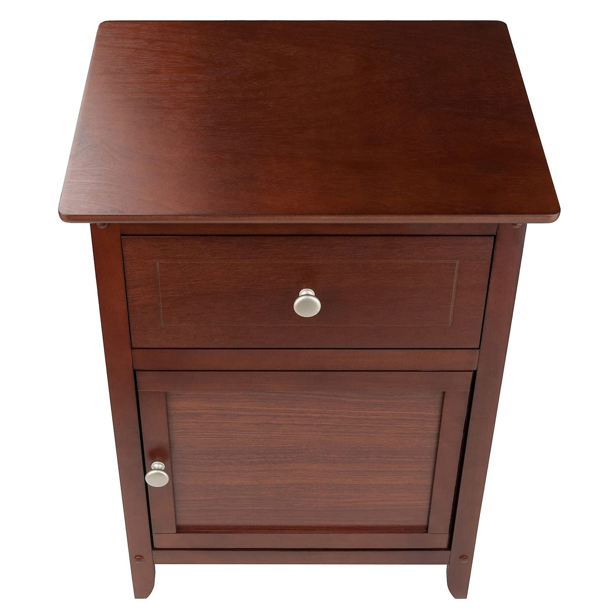 25 x 18.9 x 14.96-Inch Wood Night Stand/Accent Table, Brown (94215)