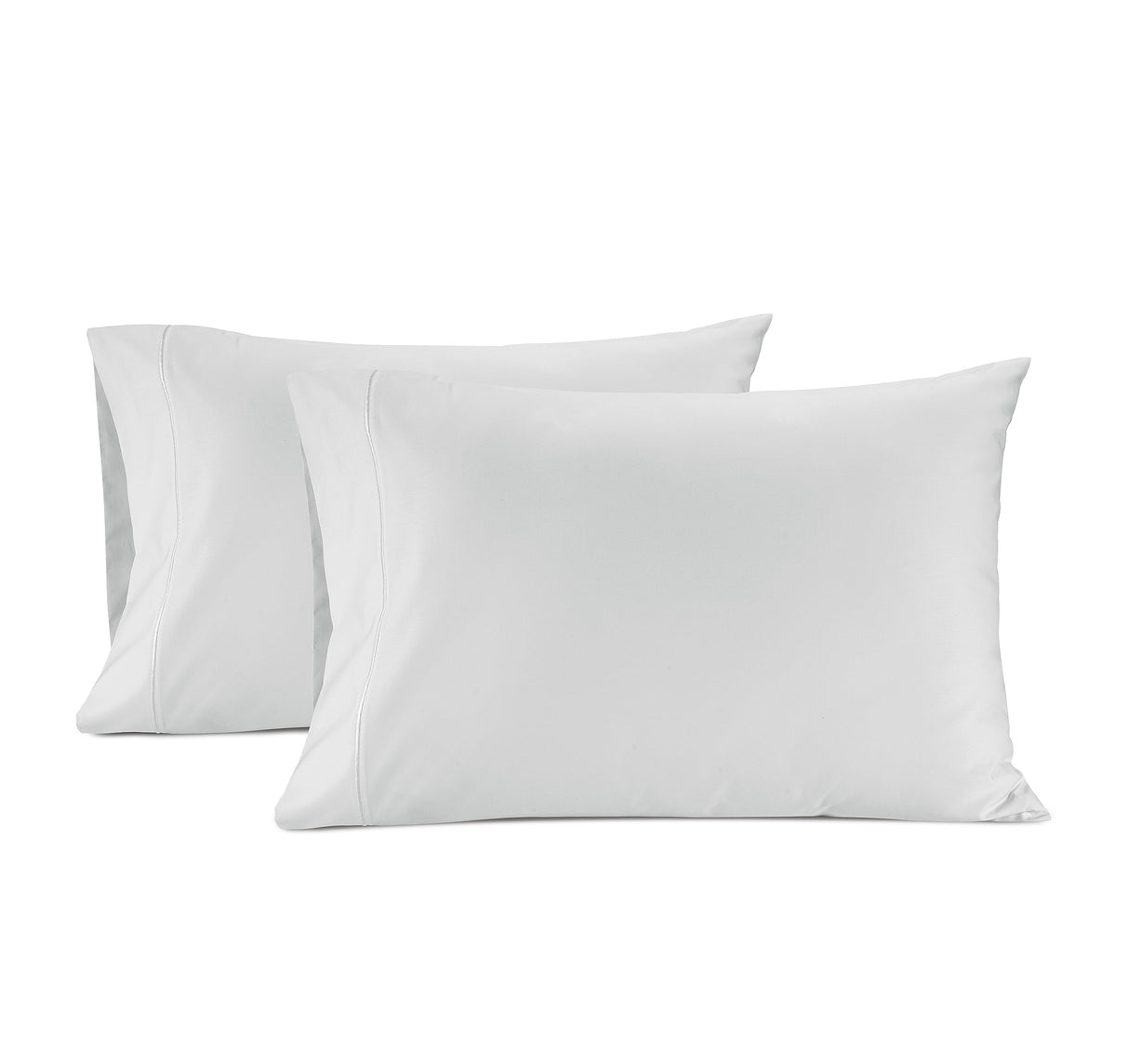 100% Egyptian Cotton Pillow Cases Queen Size Set of 2 (20"x30") - 1000 Thread Count Pillowcases Queen Size