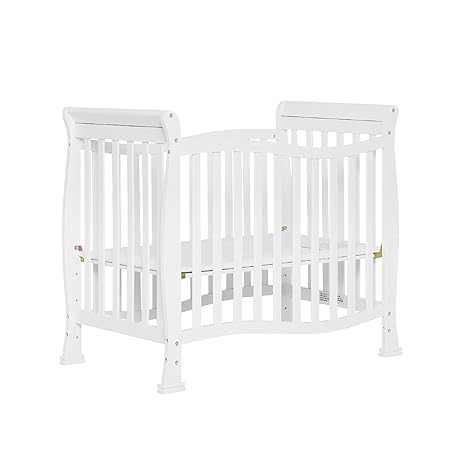 Violet 4-In-1 Convertible Mini Crib In Natural, Greenguard Gold Certified, JPMA Certified