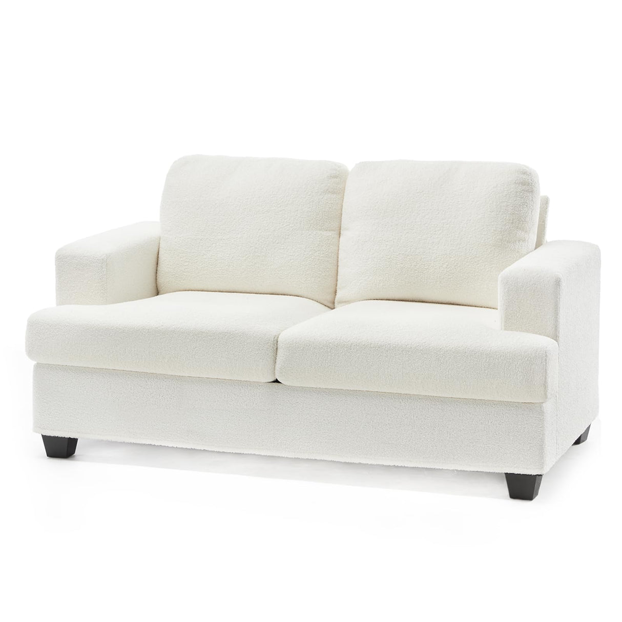 Sofa, Modern Couches with Extra Deep Seats, 64 Inch Wide Loveseat Couches for Living