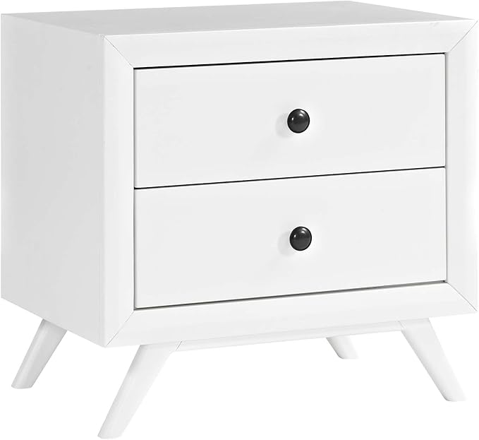 Tracy Mid-Century Modern Wood Nightstand