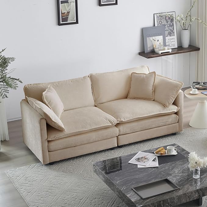 Modular Sectional Sofa Couch Modern U Shaped Sofa Oversized Upholstered