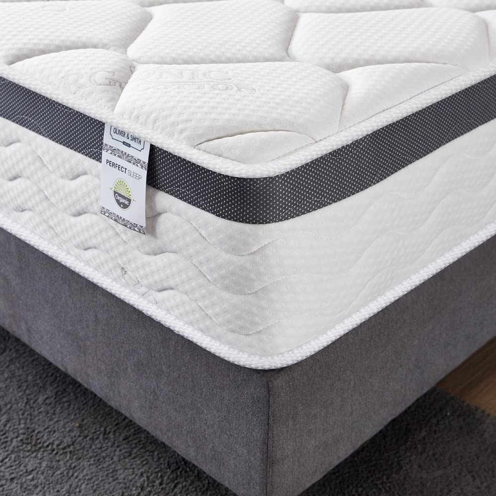 Queen Size Mattress - 10 Inch Cool Memory Foam & Spring Hybrid Mattress