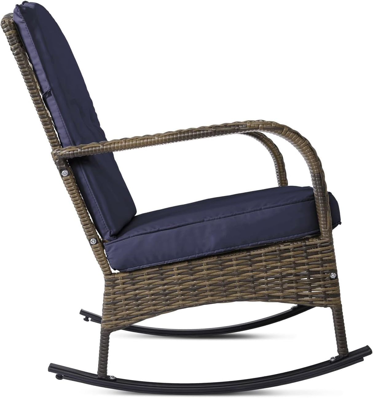 3-Piece Patio Furniture Set,Outdoor Rocking Chairs Set of 2, Patio Conversation Set